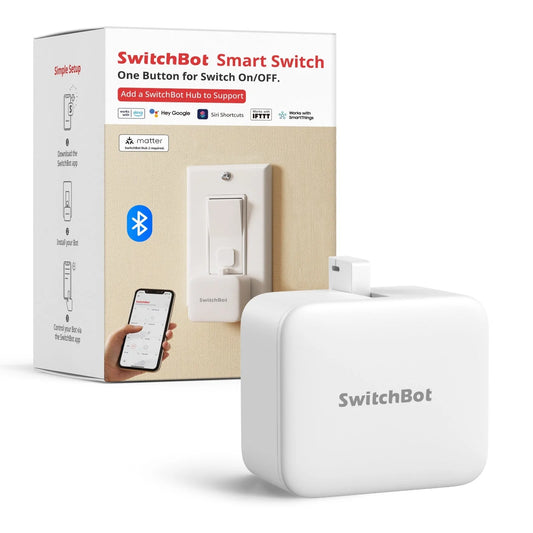 Makes any switch smarter in seconds with SwitchBot Bot