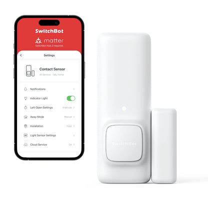 SwitchBot Contact Sensor combines reliable security monitoring with smart home automation capabilities